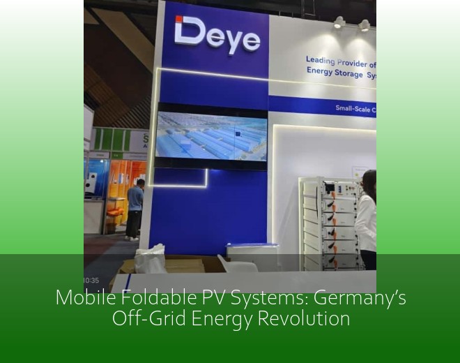 Mobile Foldable PV Systems: Germany’s Off-Grid Energy Revolution