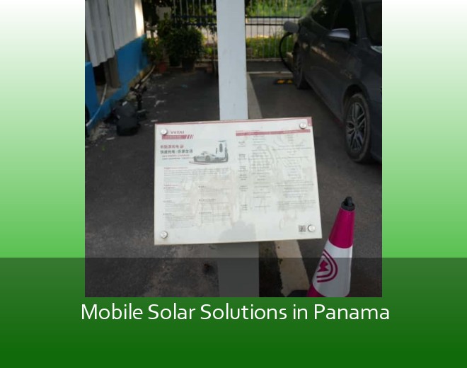 Mobile Solar Solutions in Panama