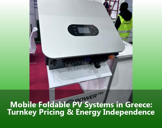 Mobile Foldable PV Systems in Greece: Turnkey Pricing & Energy Independence