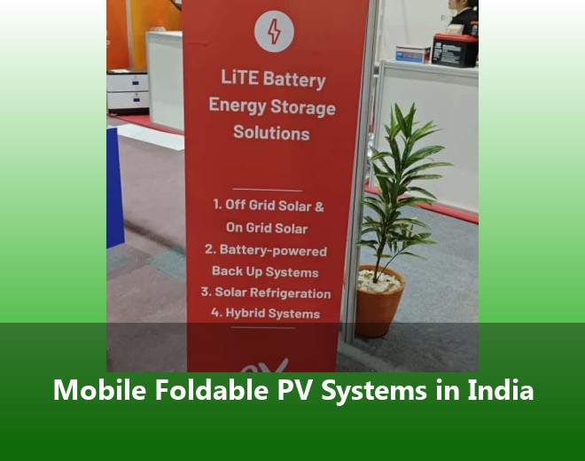Mobile Foldable PV Systems in India