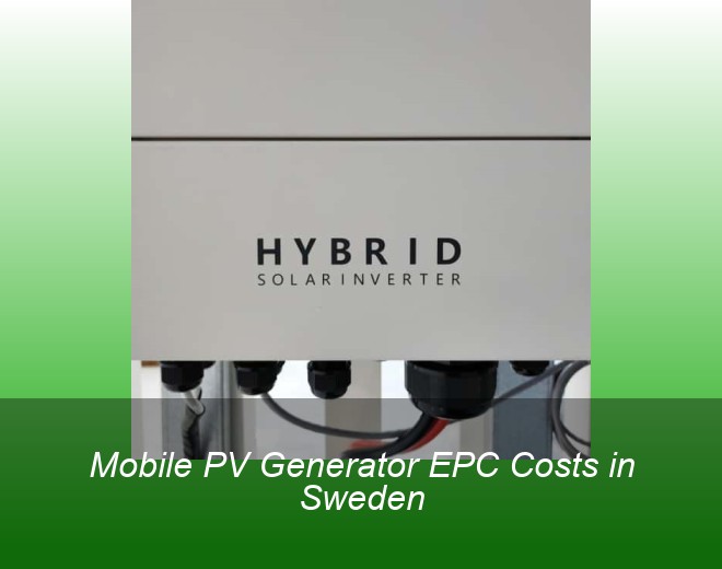 Mobile PV Generator EPC Costs in Sweden