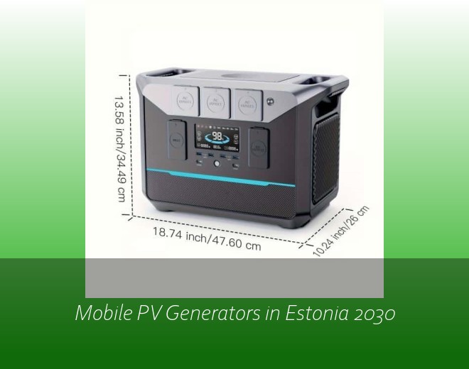 Mobile PV Generators in Estonia 2030
