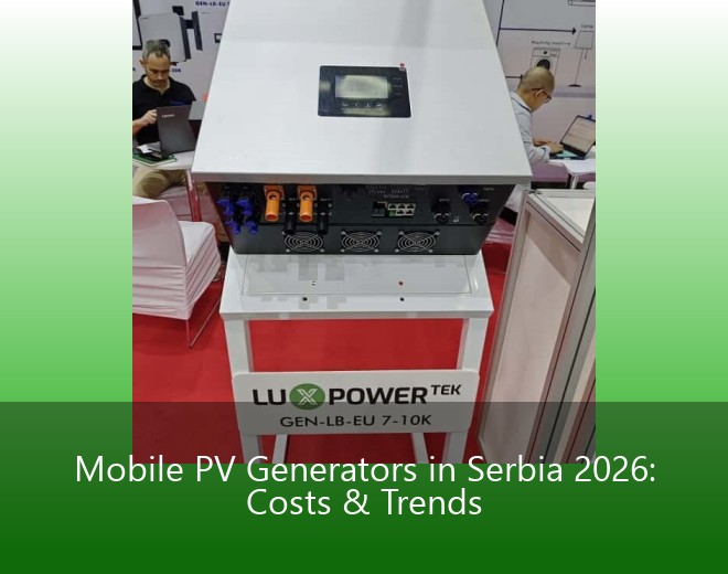 Mobile PV Generators in Serbia 2026: Costs & Trends