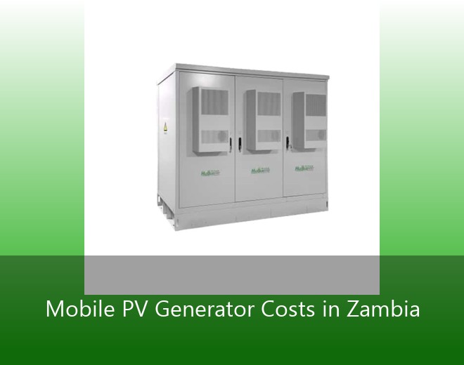 Mobile PV Generator Costs in Zambia