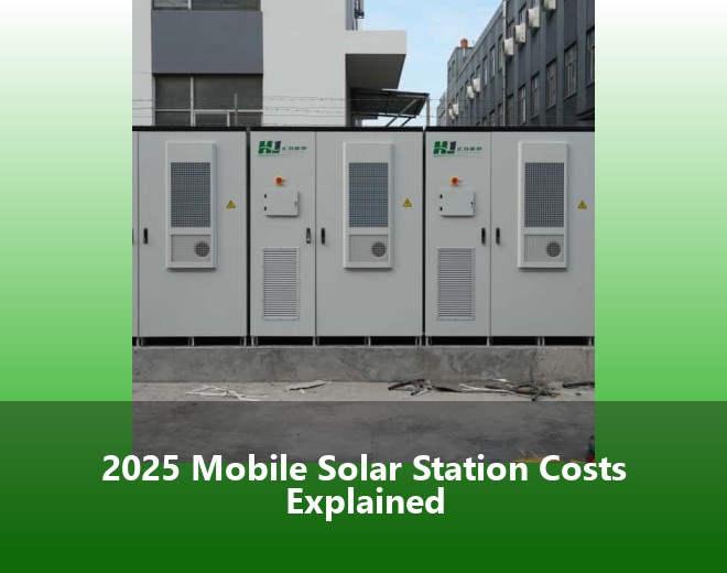 2025 Mobile Solar Station Costs Explained