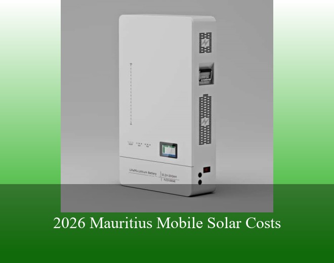 2026 Mauritius Mobile Solar Costs
