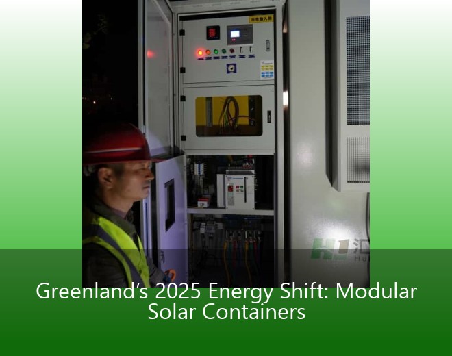 Greenland’s 2025 Energy Shift: Modular Solar Containers