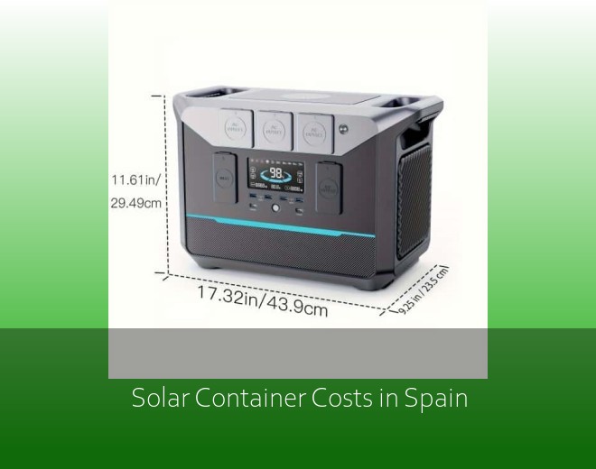 Solar Container Costs in Spain