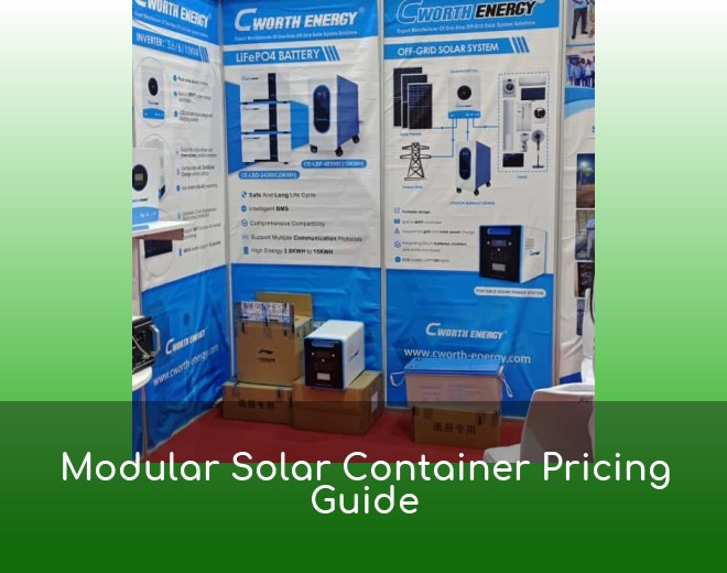 Modular Solar Container Pricing Guide