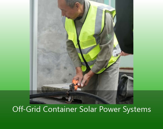 Off-Grid Container Solar Power Systems