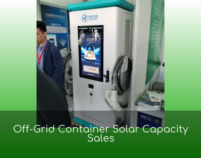 Off-Grid Container Solar Capacity Sales