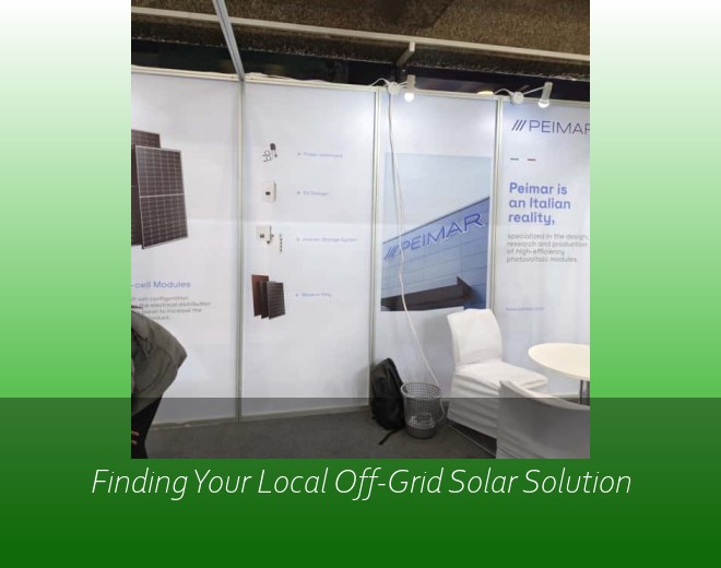 Finding Your Local Off-Grid Solar Solution