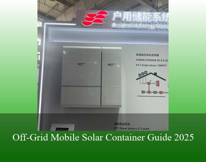 Off-Grid Mobile Solar Container Guide 2025