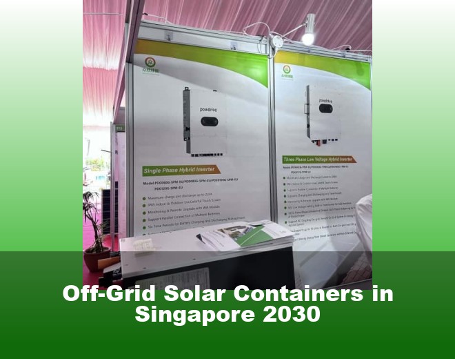 Off-Grid Solar Containers in Singapore 2030