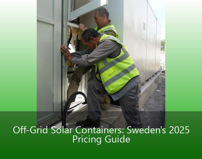 Off-Grid Solar Containers: Sweden's 2025 Pricing Guide