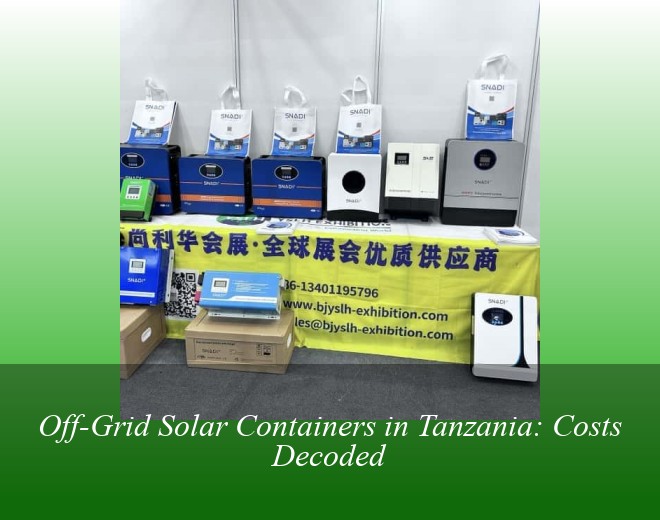 Off-Grid Solar Containers in Tanzania: Costs Decoded