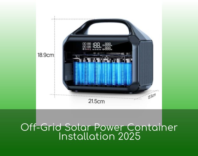 Off-Grid Solar Power Container Installation 2025
