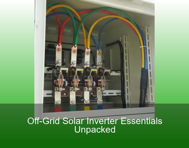 Off-Grid Solar Inverter Essentials Unpacked