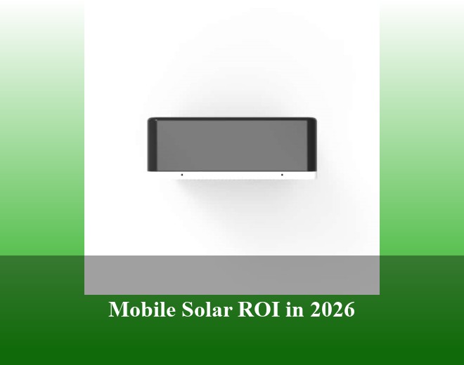 Mobile Solar ROI in 2026