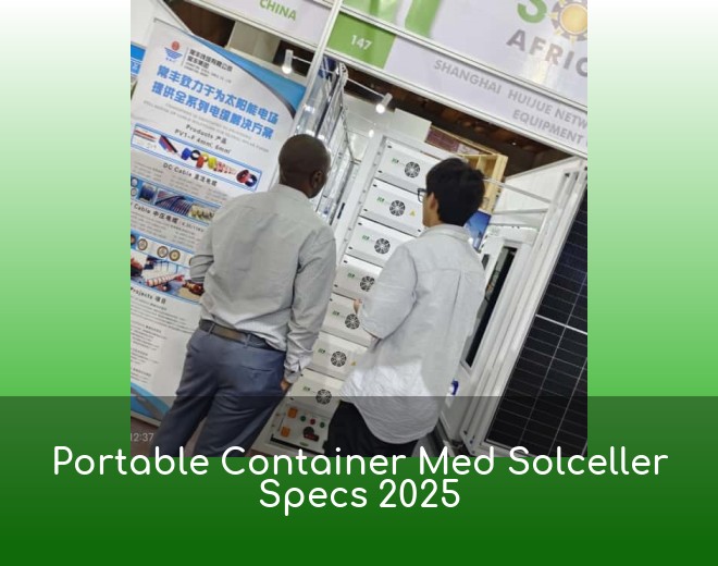 Portable Container Med Solceller Specs 2025