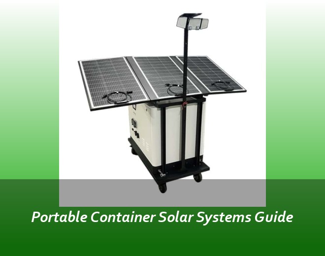 Portable Container Solar Systems Guide