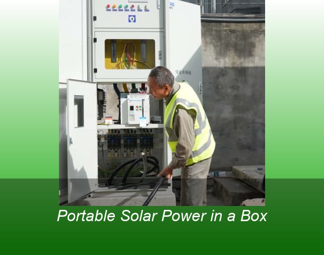 Portable Solar Power in a Box