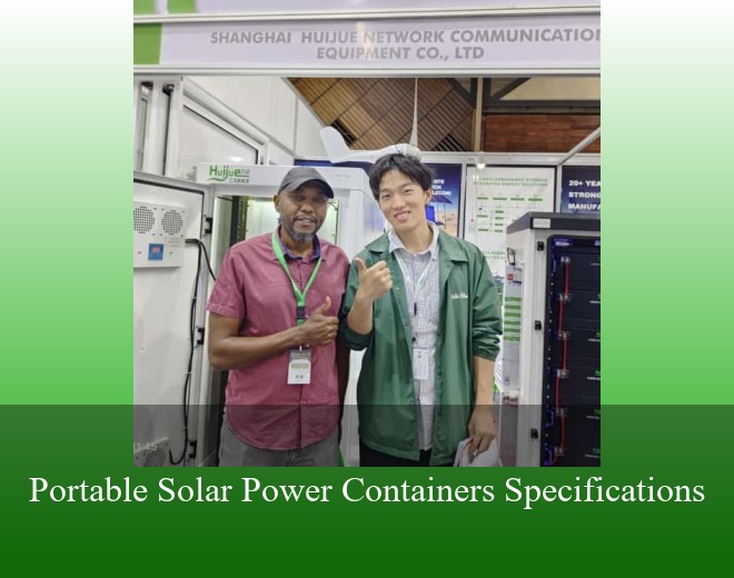 Portable Solar Power Containers Specifications
