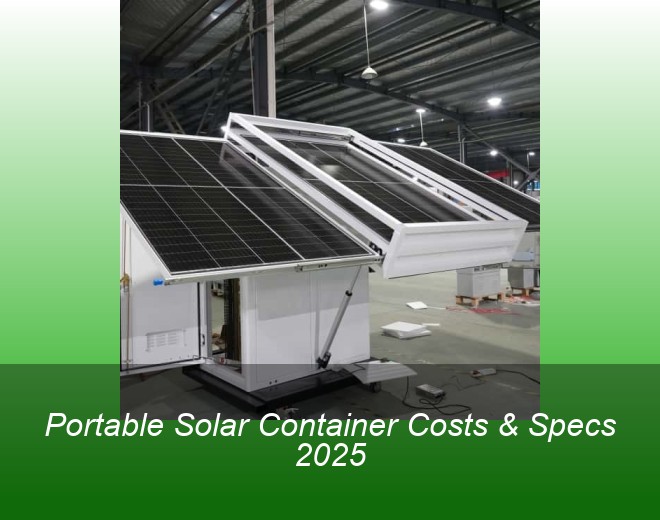 Portable Solar Container Costs & Specs 2025