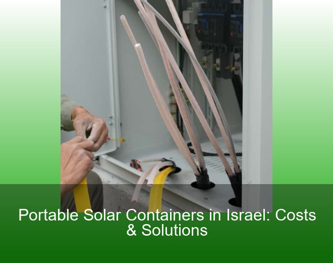 Portable Solar Containers in Israel: Costs & Solutions