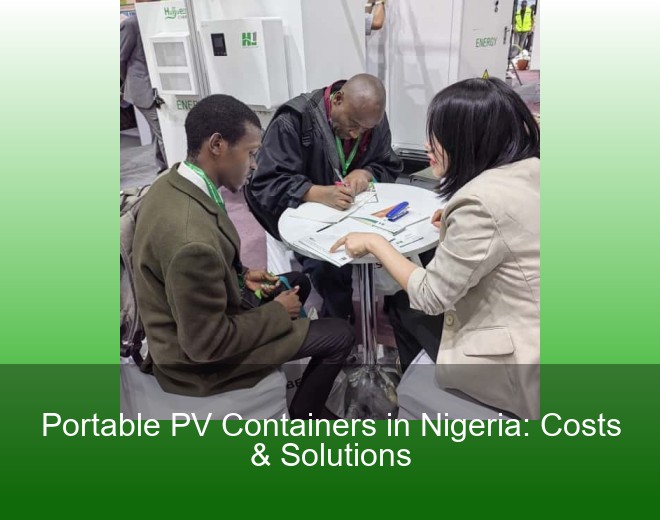 Portable PV Containers in Nigeria: Costs & Solutions