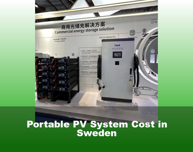 Portable PV System Cost in Sweden