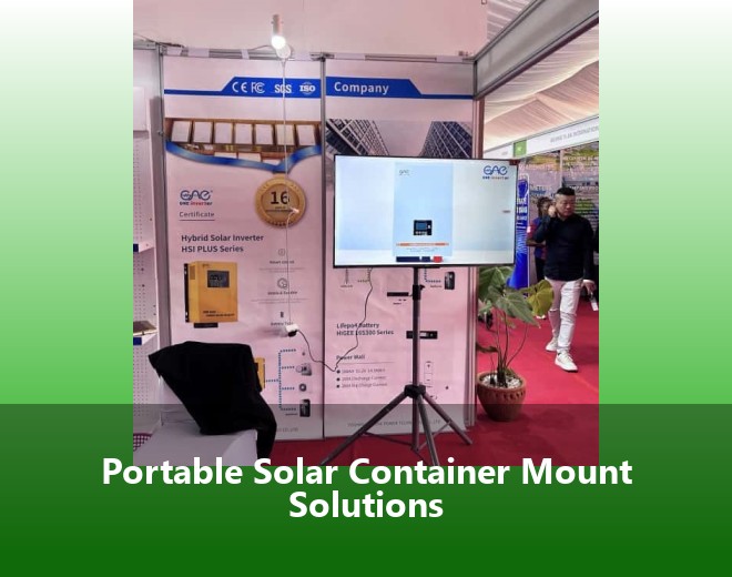 Portable Solar Container Mount Solutions