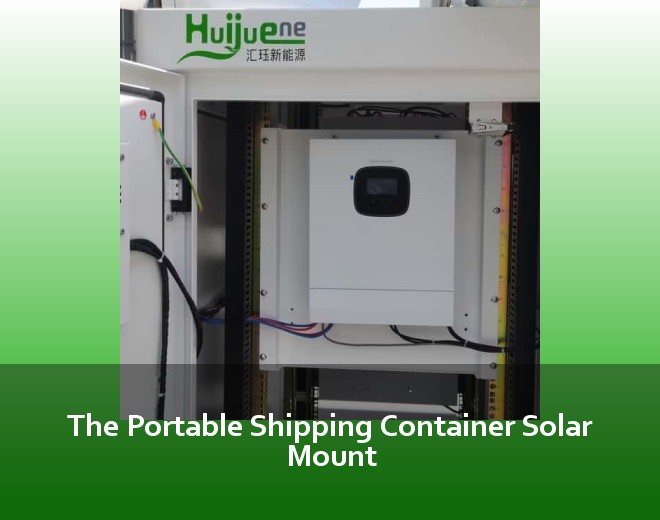 The Portable Shipping Container Solar Mount