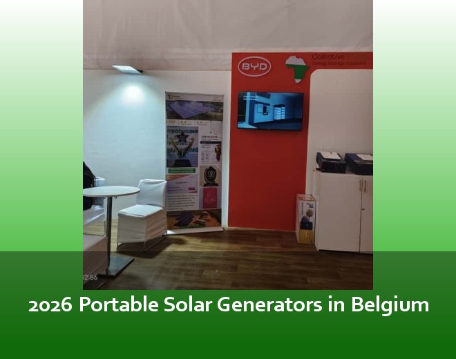 2026 Portable Solar Generators in Belgium