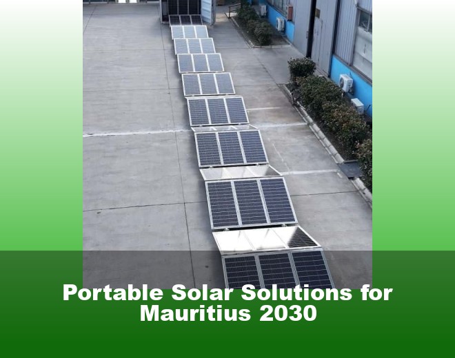 Portable Solar Solutions for Mauritius 2030