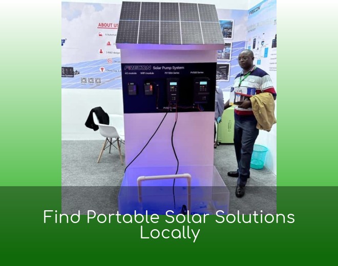 Find Portable Solar Solutions Locally