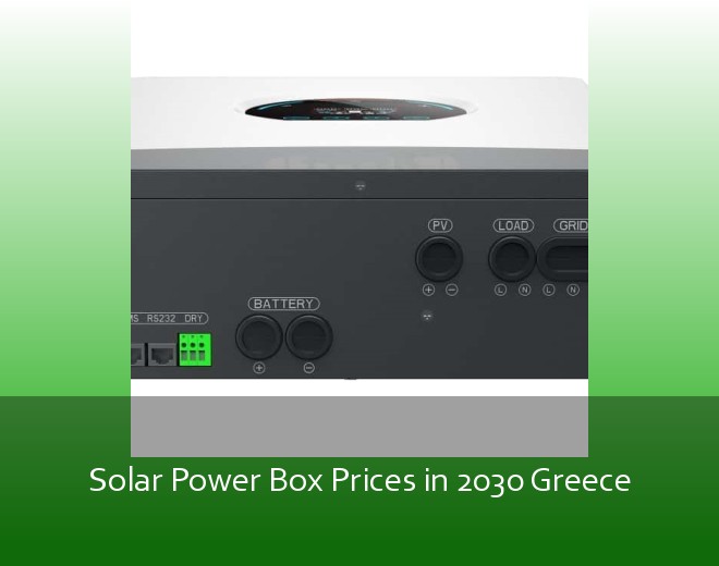 Solar Power Box Prices in 2030 Greece