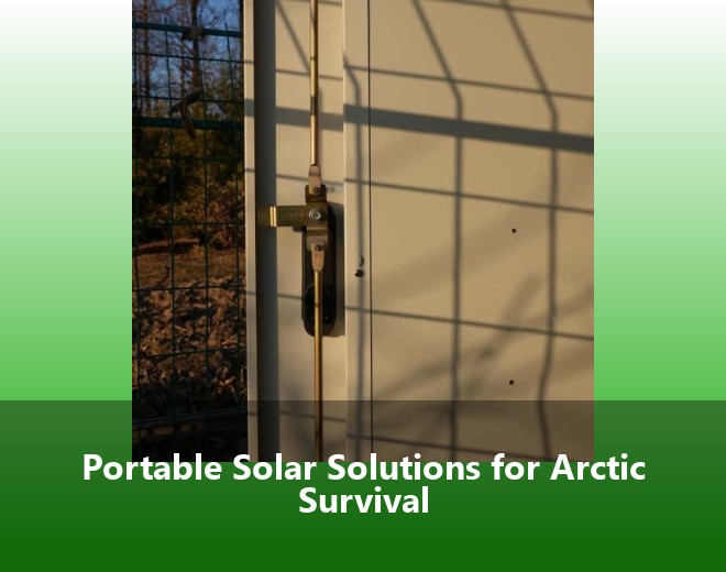 Portable Solar Solutions for Arctic Survival