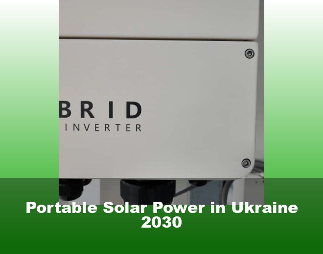 Portable Solar Power in Ukraine 2030