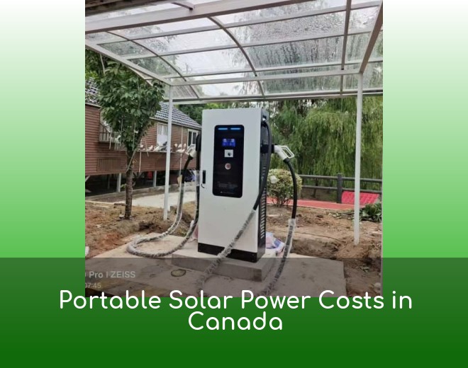 Portable Solar Power Costs in Canada