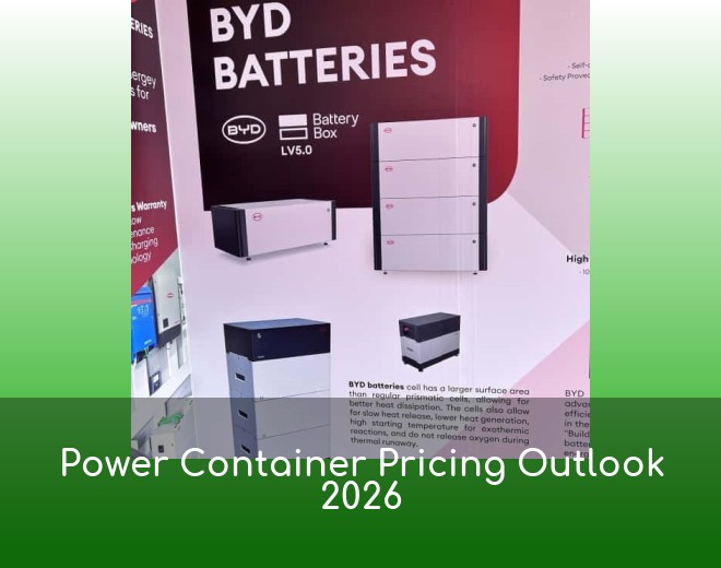 Power Container Pricing Outlook 2026