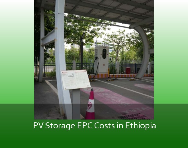 PV Storage EPC Costs in Ethiopia