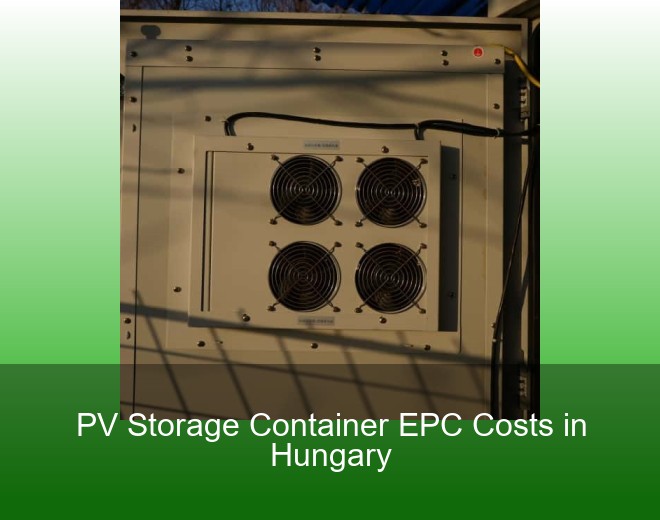 PV Storage Container EPC Costs in Hungary