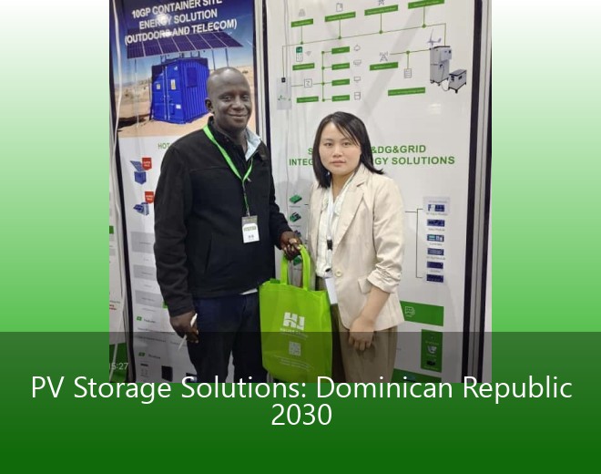 PV Storage Solutions: Dominican Republic 2030