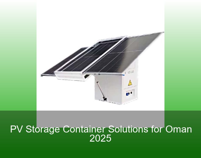 PV Storage Container Solutions for Oman 2025