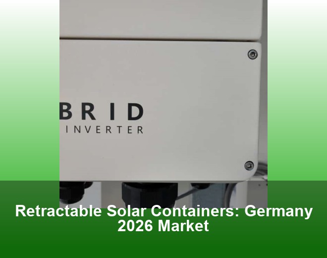 Retractable Solar Containers: Germany 2026 Market