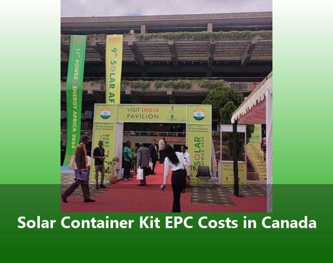 Solar Container Kit EPC Costs in Canada
