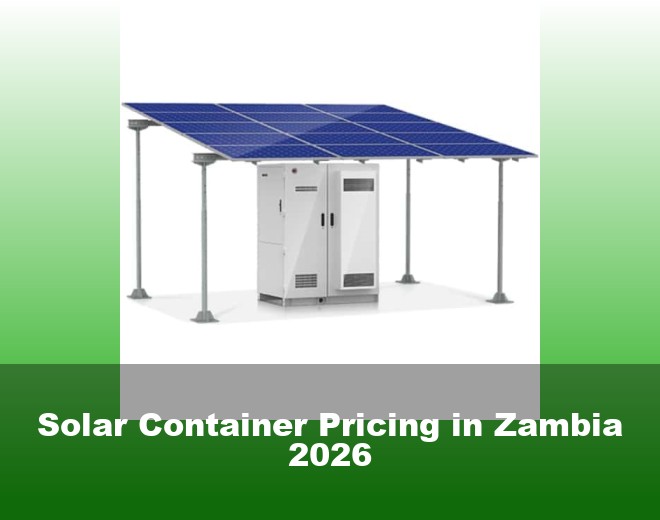 Solar Container Pricing in Zambia 2026