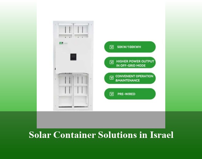 Solar Container Solutions in Israel