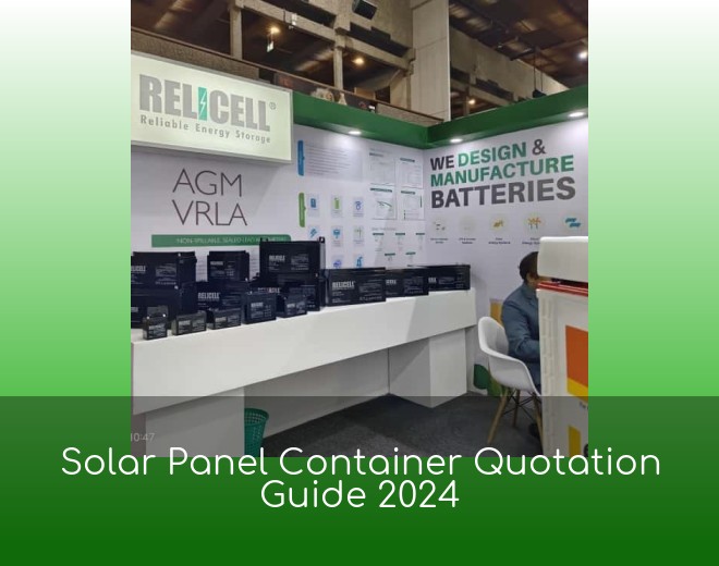 Solar Panel Container Quotation Guide 2024